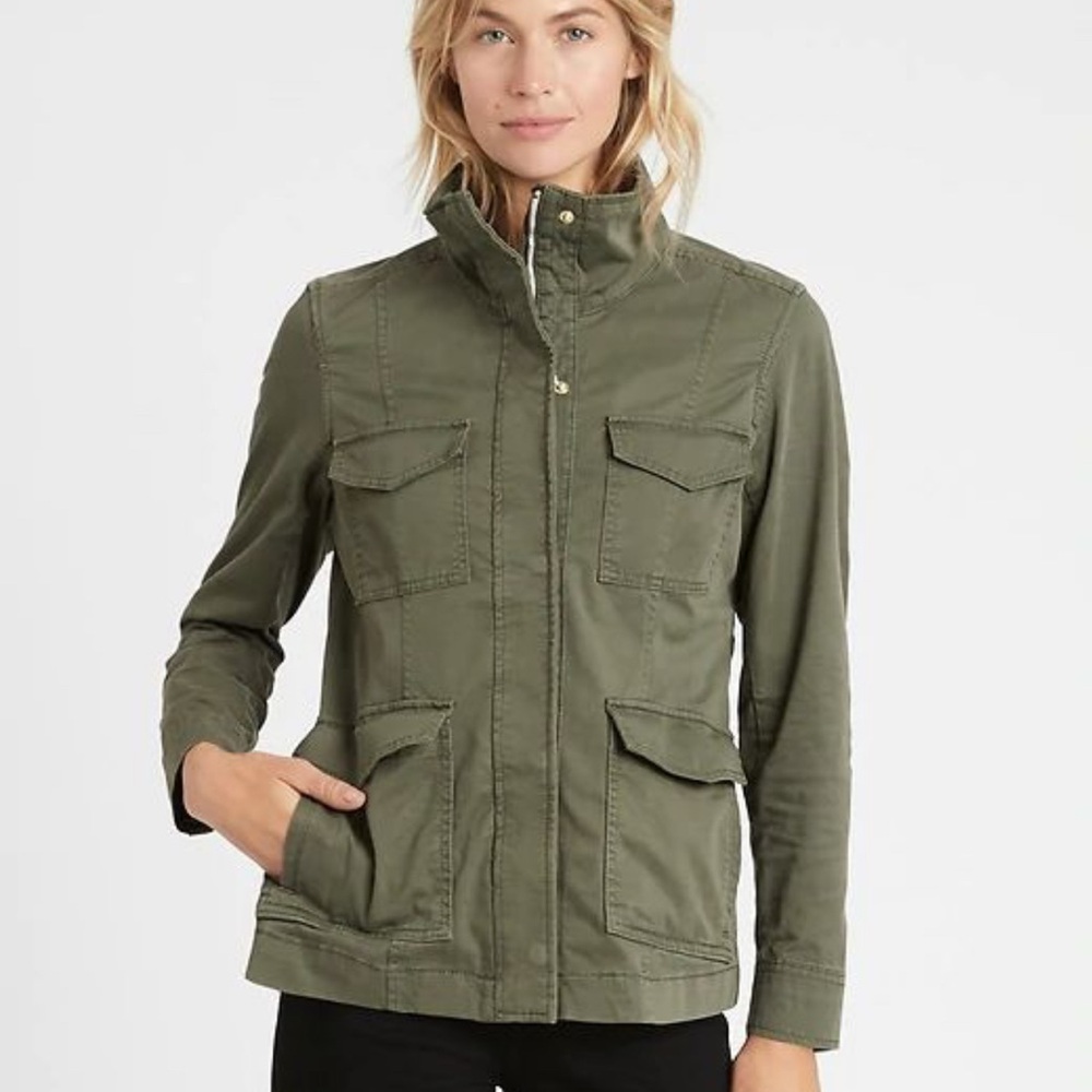 Banana Republic Olive Green Women's Jacket